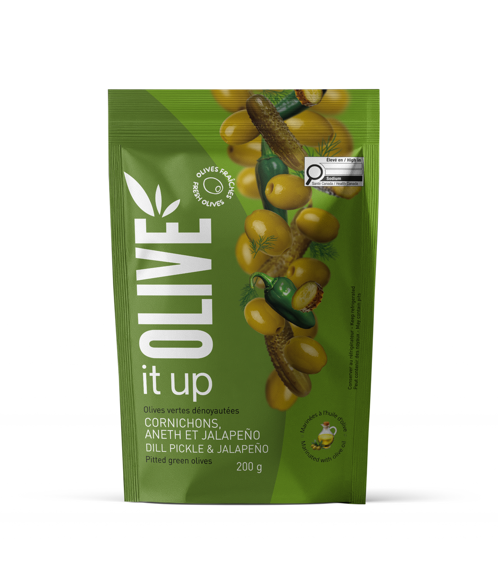Olives Cornichons, Aneth et Jalapeño — Olive It Up | 200 g