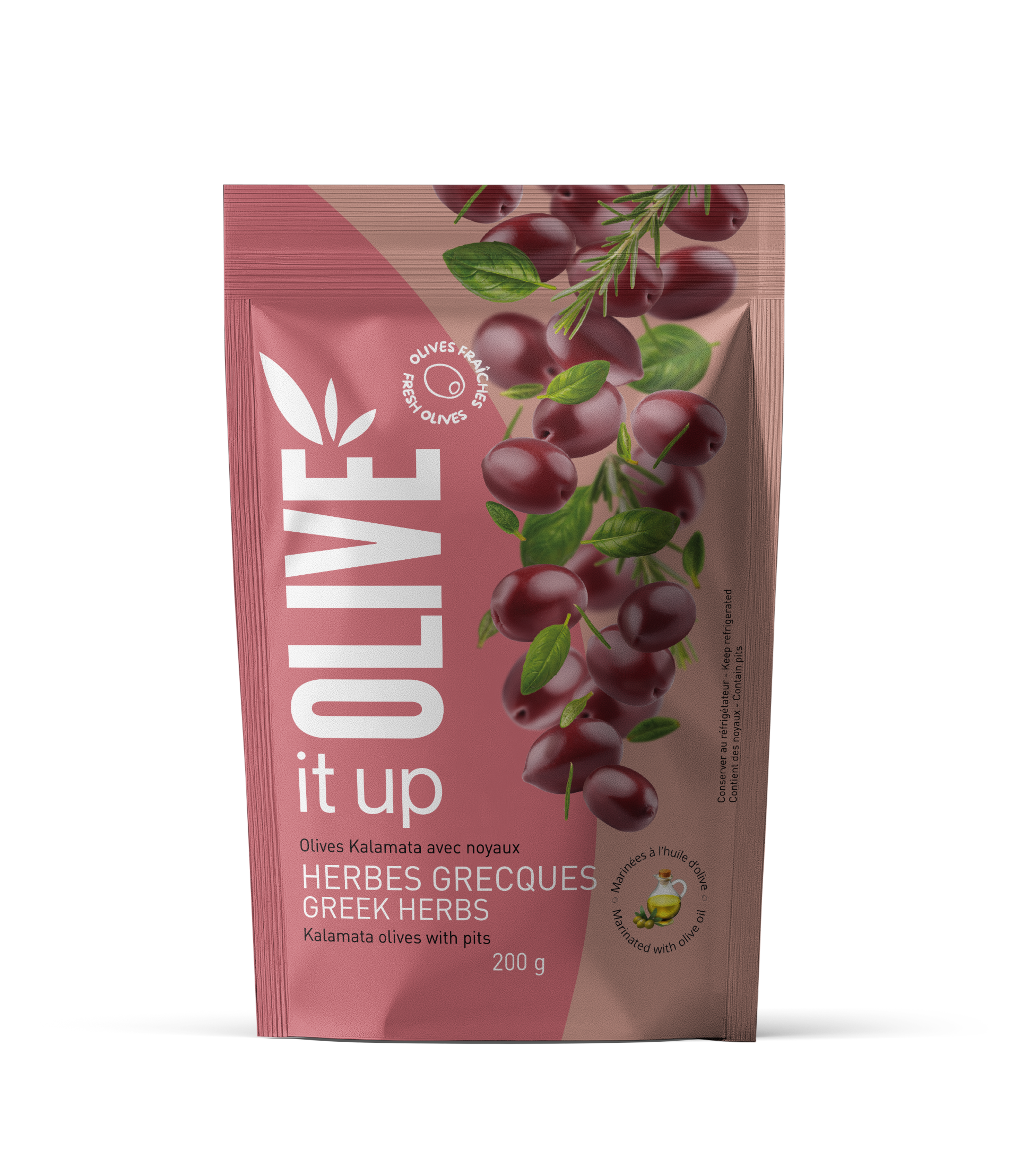 Olives Herbes Grecques — Olive It Up | 200 g
